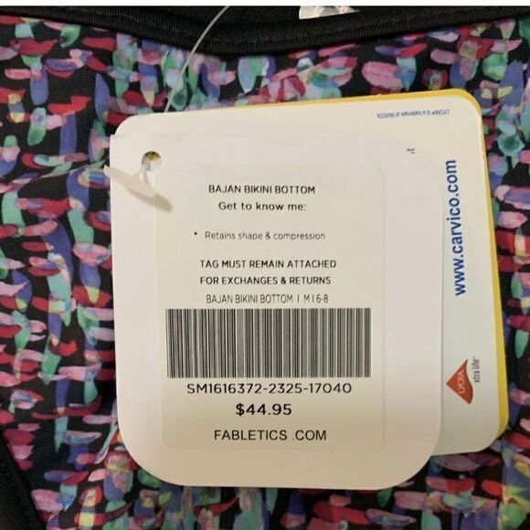 Fabletics Bajan Hipster Bikini Bottom Size Medium‎ - Picture 4 of 5